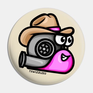 Turbo snail - Yeet-Haw (Light Pink) Pin