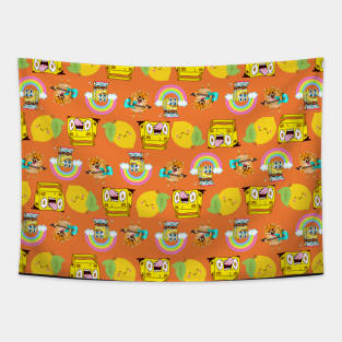 minions rainbow Tapestry