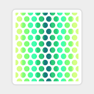 Colorful Polka Dots Magnet