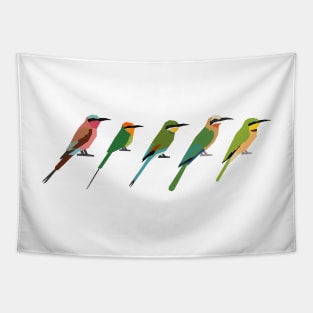 African Bee Eaters Tapestry