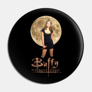 Buffy the Vampire Slayer Buffy Photo with Moon Pin