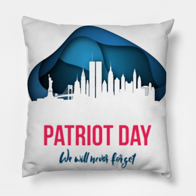 Patriot day gift Pillow by Genio01