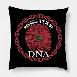 Morocco Its In My DNA - Gift for Moroccan From Morocco Pillow