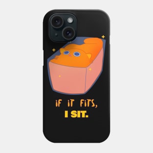 If it fits, i sit funny cats Phone Case