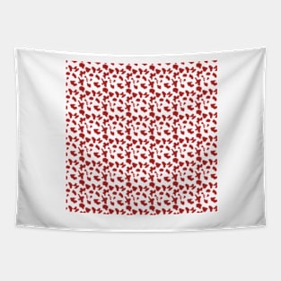 Red Vanda Orchid Pattern Tapestry