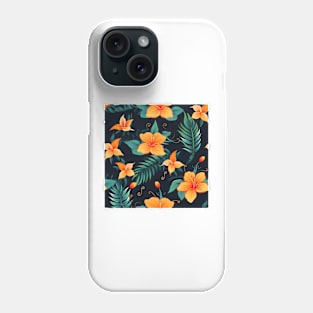 Tropical Flowers Pattern 19 Phone Case