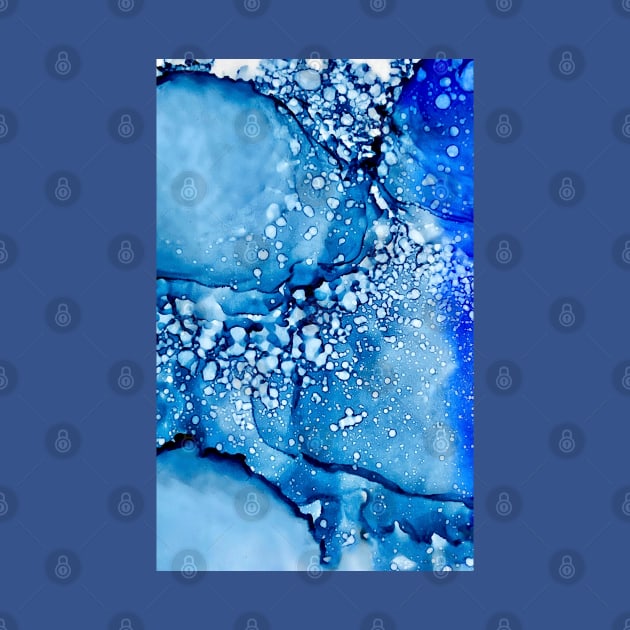 “Blue Lagoon Alcohol Ink Abstract” by Colette22