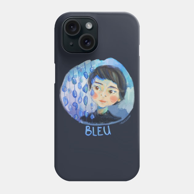 Bleu - Three Colors Trilogy Phone Case by Susi V