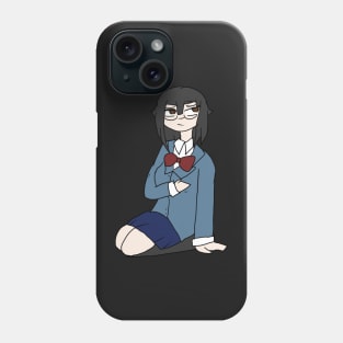 Anri Sonohara School Uniform Chibi Sticker, Pin, + Others Phone Case