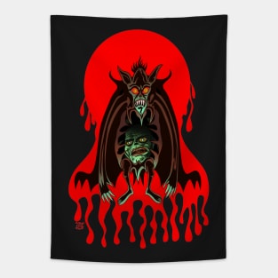 Vampire Eats Zombie Tapestry