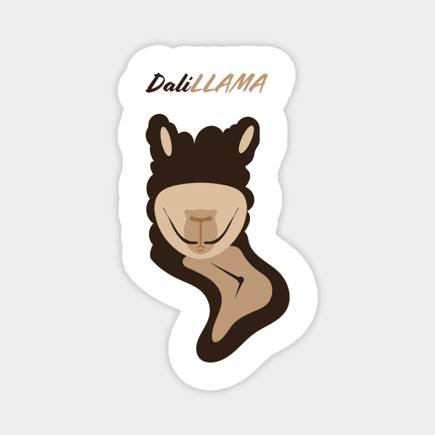 Dali Llama Magnet by DESIGNS BY JAY