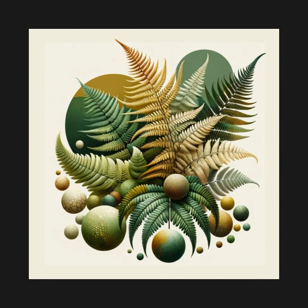 Sporophyte Spheres: A Fern Universe by heartyARTworks