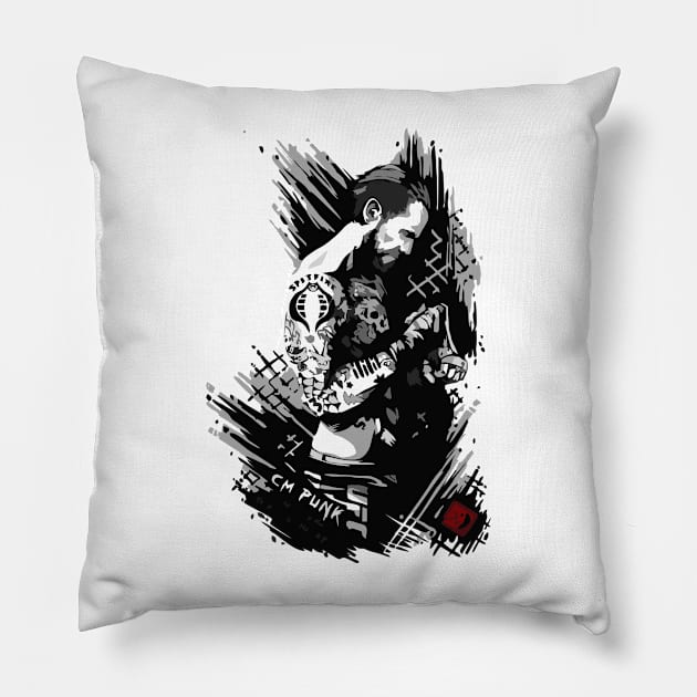 cmpunk art Pillow by suprax125R