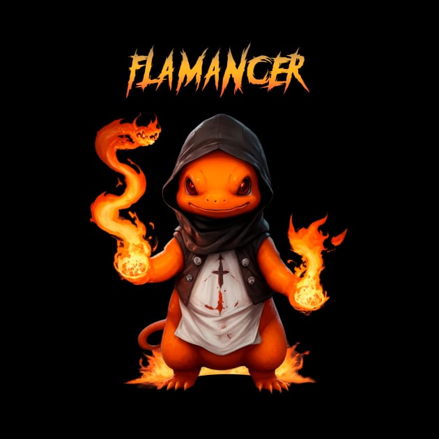 Flamancer, the Pyromancer by NecroMerch