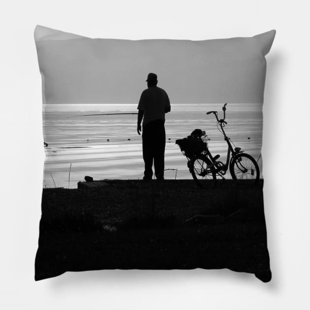 Fisherman - Photography. Pillow by piksimp