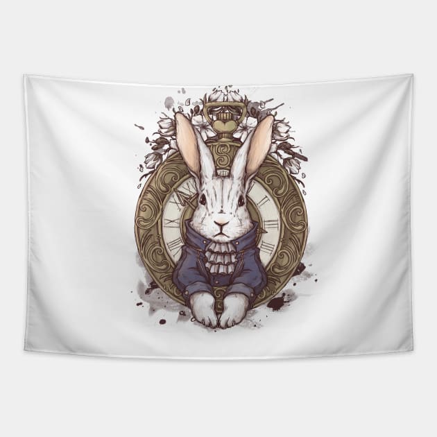 The White Rabbit Tapestry by xMorfina