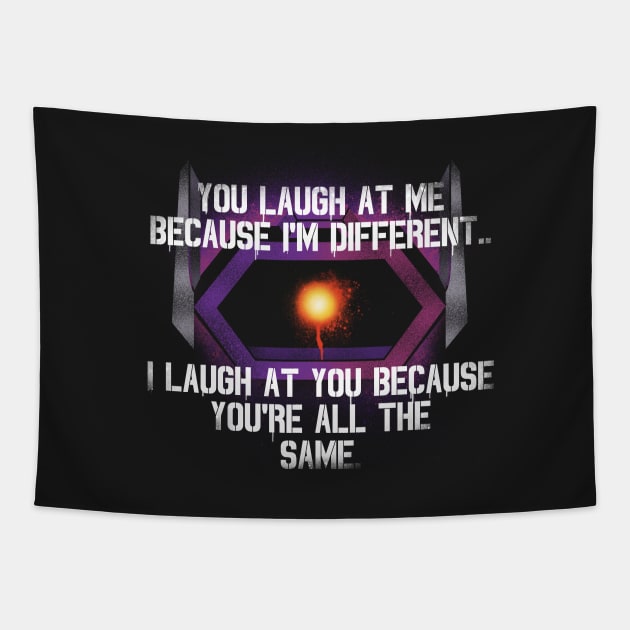 TF - Shockwave (with quote) Tapestry by DEADBUNNEH