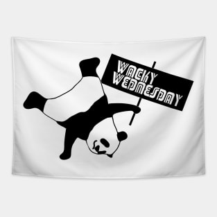 Panda's Wacky Wednesday Tapestry