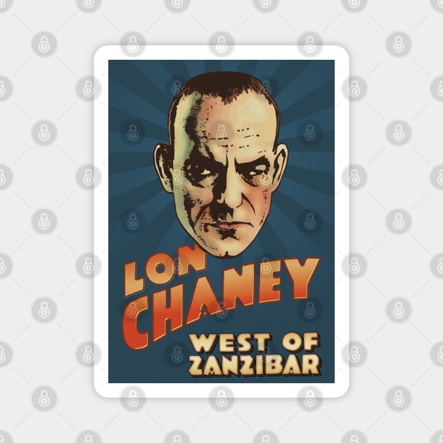 Lon Chaney West of Zanzibar Magnet by ranxerox79