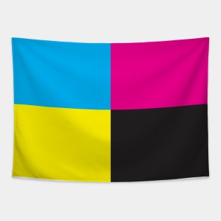 CMYK Grid Tapestry