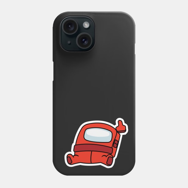 Red Sus Sign #2 Phone Case by Rampantarts