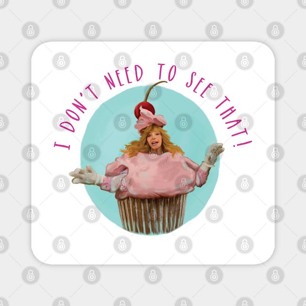 Valerie Cherish Cupcake Magnet by HelloHarlot