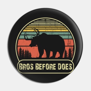 Bros Before Does - Bachelor Party Pin