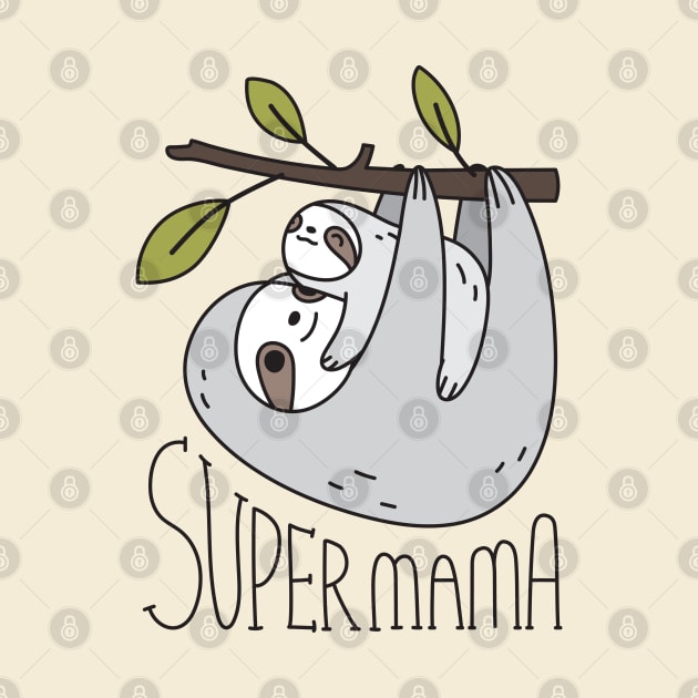 Super mama Sloth by Noristudio