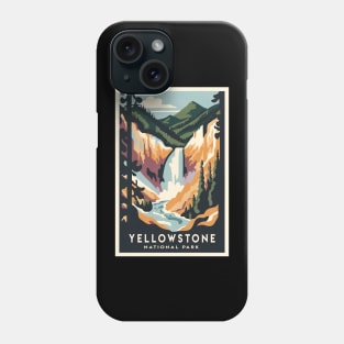 Yellowstone National Park Vintage Poster Phone Case