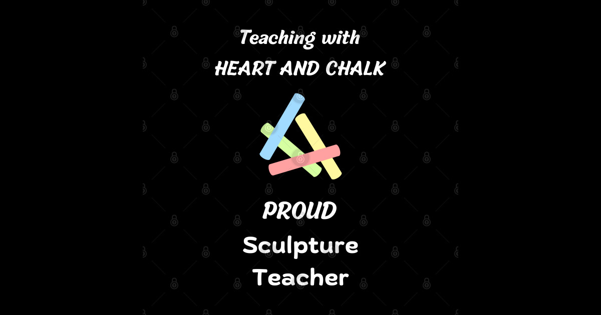 sculpture teacher gift design Sculpture Teacher Sticker TeePublic