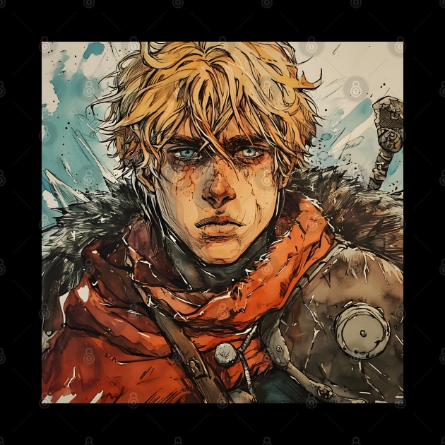 Saga of the Norse: Viking Exploration, Epic Tales, and Anime-Manga Heritage in Vinland Saga Art by insaneLEDP