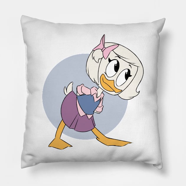 Webby Vanderquack Pillow by DiamondDragnfly