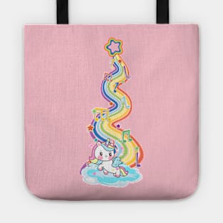 Unicorn and Rainbow Tote