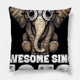 Awesome since 1950 70 Years Old Bday Gift 70th Birthday Pillow