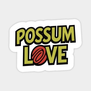 Possum Love Pop Art Magnet