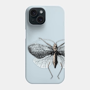 Flying Insect - Zoological Drawing Phone Case