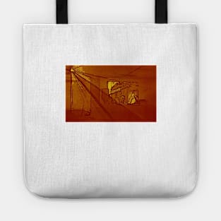 BLACK Electronic Underground #7 Tote