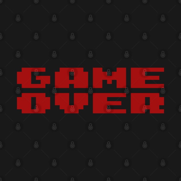 Gaming Nerd Game Over by GreenGuyTeesStore