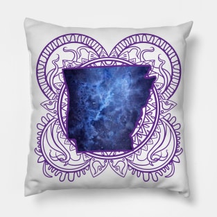 Arkansas Mandala Pillow