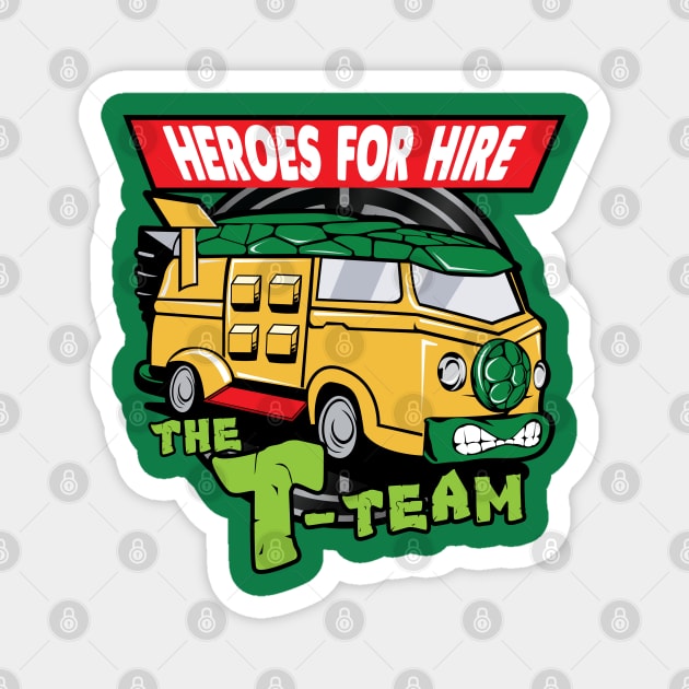 T-Team: Heroes For Hire Magnet by DeepDiveThreads