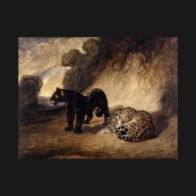 Two Leopards from Peru by Antoine-Louis Barye by Amanda1775