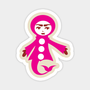 Raincoat Mermaid 01 Magnet