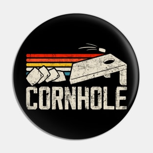 Cornhole Player Vintage Pin