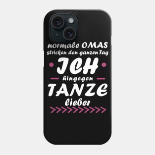 Tanzen Oma Paar Hochzeitstag Geschenkidee Phone Case