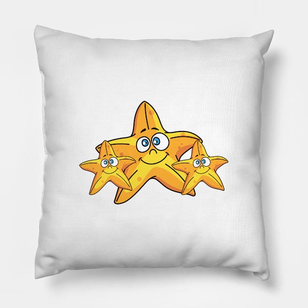 Kids cartoon design Pillow by Home Flashes