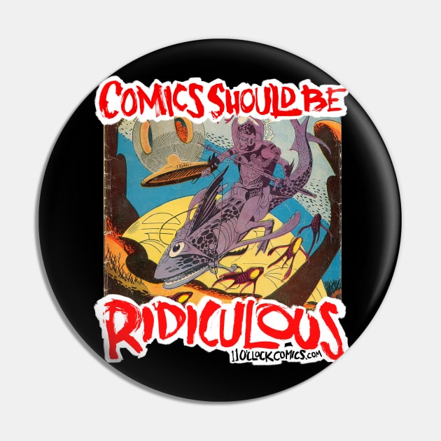 Comics Should Be Ridiculous: Steve Ditko A Pin by Eleven O'Clock Comics