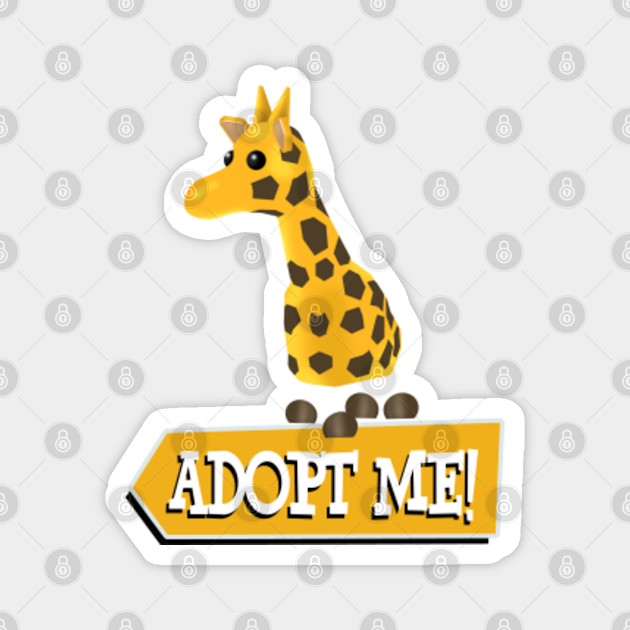 Adopt Me Giraffe Adopt Me Magnet Teepublic Au - roblox adopt me giraffe drawing