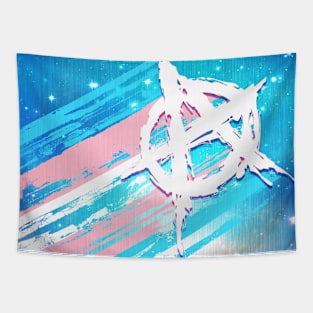 Luxury Trans Space Anarchism Tapestry