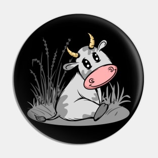Cute Cow Graphic T-shirt | Cow Lover Gift Pin
