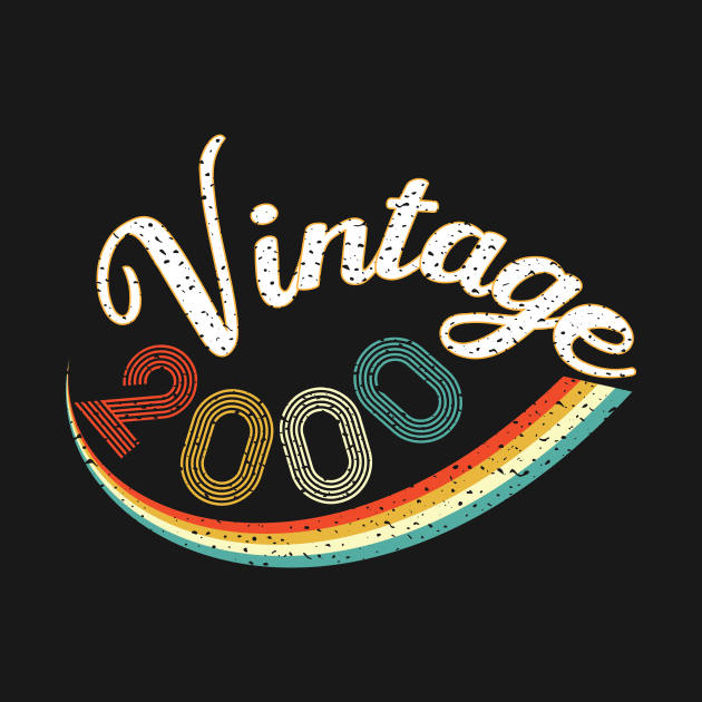 Vintage 2000 20th Birthday Gift 20 Years Old by nadjahcom